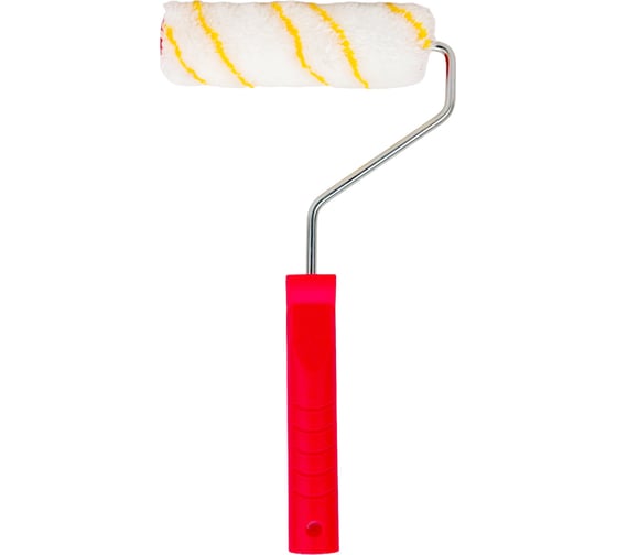 Изображение товара Малярный миди-валик VIRTUS Полиакрил в сборе, 150 мм, ворс - 14 мм,  ручка D6 мм 002321150