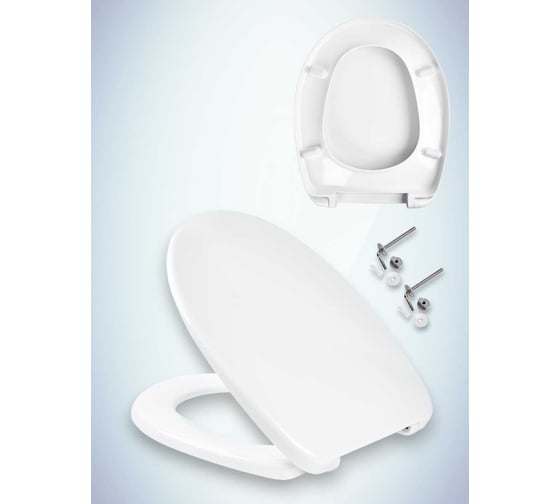 Изображение товара Сиденье с крышкой MKW БОРЕАЛЬ стальное крепление 4680000931137