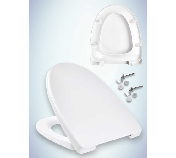 Изображение товара Сиденье с крышкой MKW Полар стальное крепление (на Santek Полар) 4680000930536