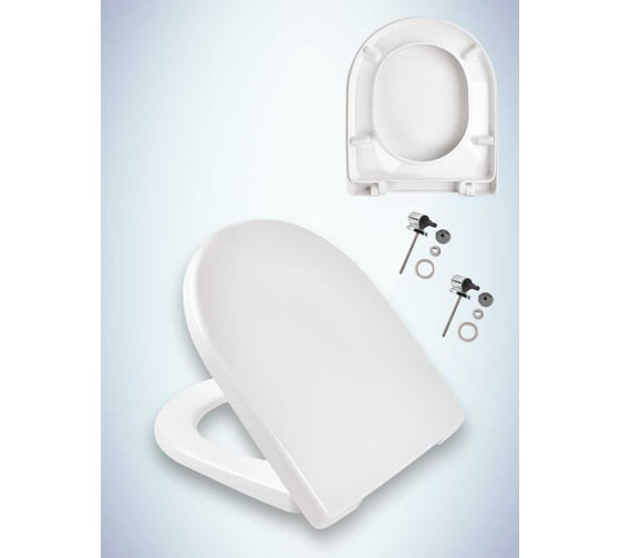 Изображение товара Сиденье с крышкой MKW Санита Люкс SC, с микролифтом, быстросъемное 4680000930468 4680000931168