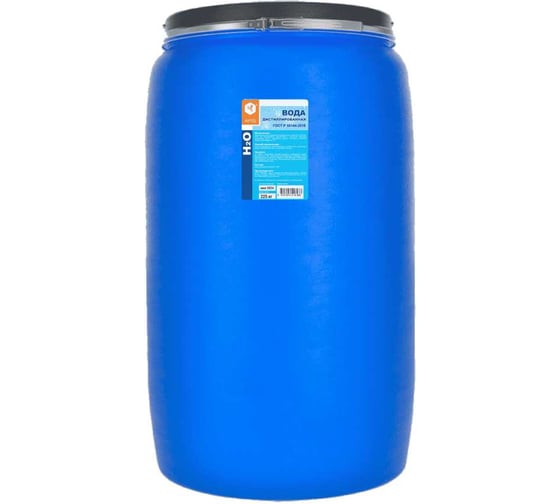 Изображение товара Дистиллированная вода, бочка 225 кг APIS RUQ-021-0006