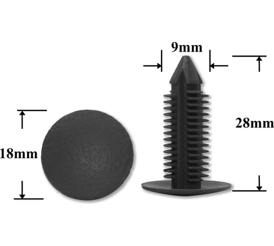 Изображение товара Автокрепеж для Mercedes 10 шт A6319842561, 6319842561 КрепАвто 1314