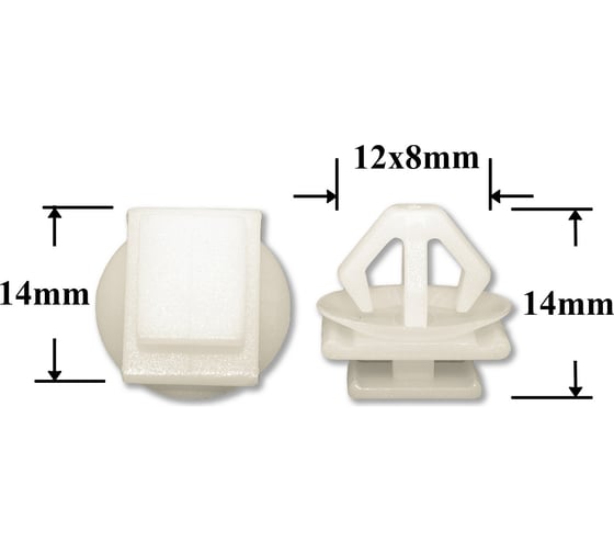 Изображение товара Автокрепеж для Citroen Peugeot 10 шт 6995X3 КрепАвто 1298