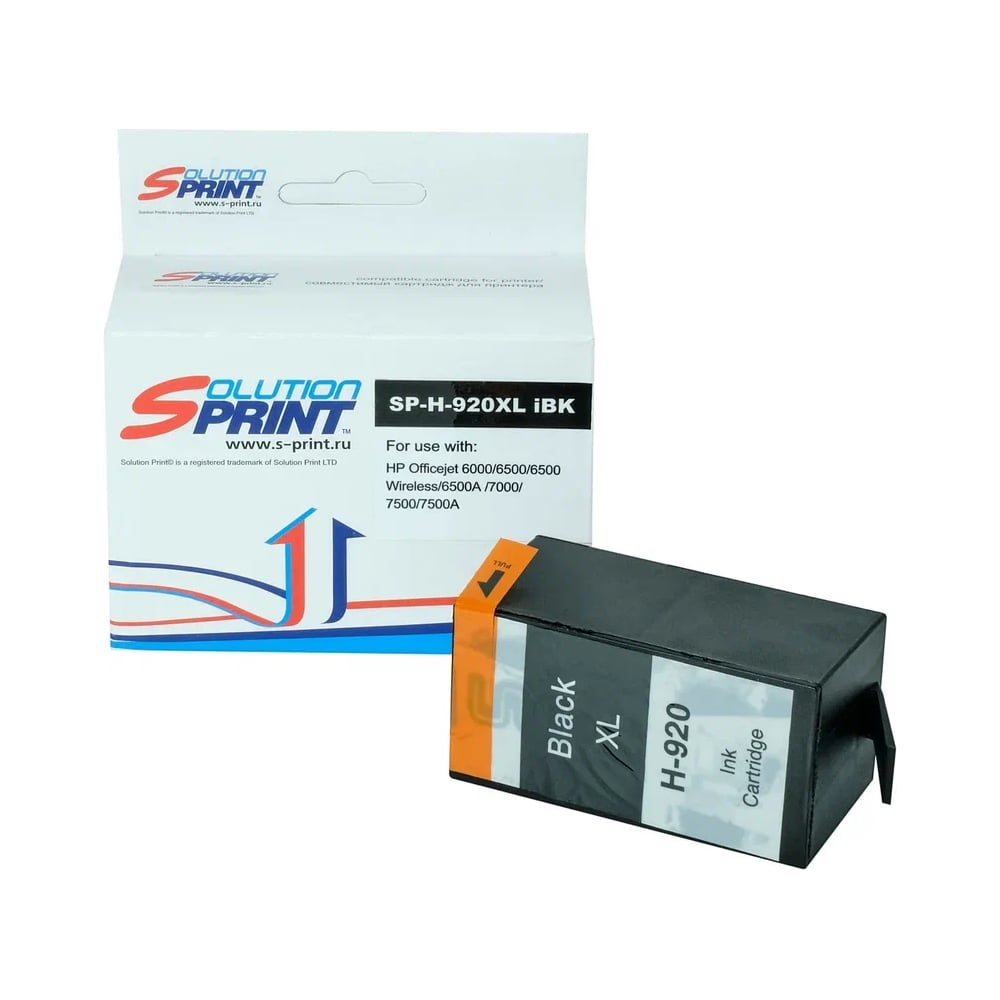 Изображение товара Картридж Solution print SP 920XL черный для HP (CD975AE) совместимый