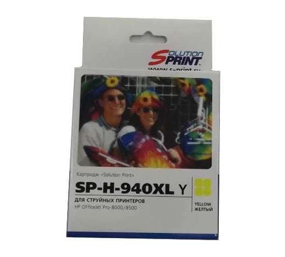 Изображение товара Картридж Solution print Solutionprint SP 940XL (C4909AE) для HP, желтый 68605