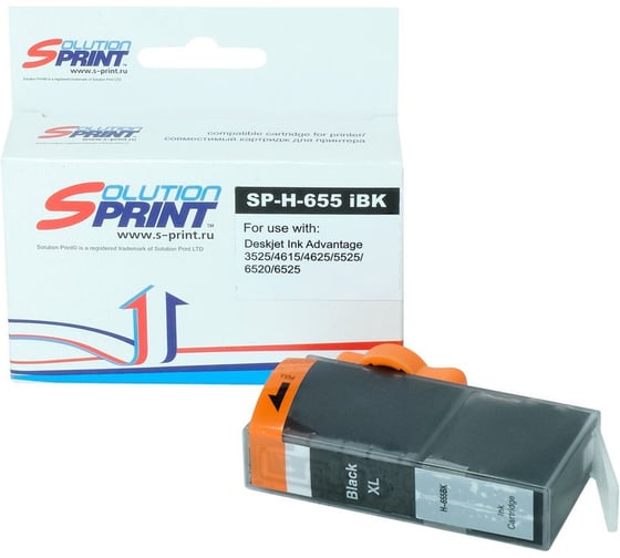 Изображение товара Картридж Solution print Solutionprint SP 655 (CZ109AE) для HP, черный 111195