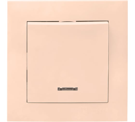 Изображение товара 1-клавишный выключатель EKF Валенсия, 10А, кремовый, с индикатором PROxima EWV10-121-20