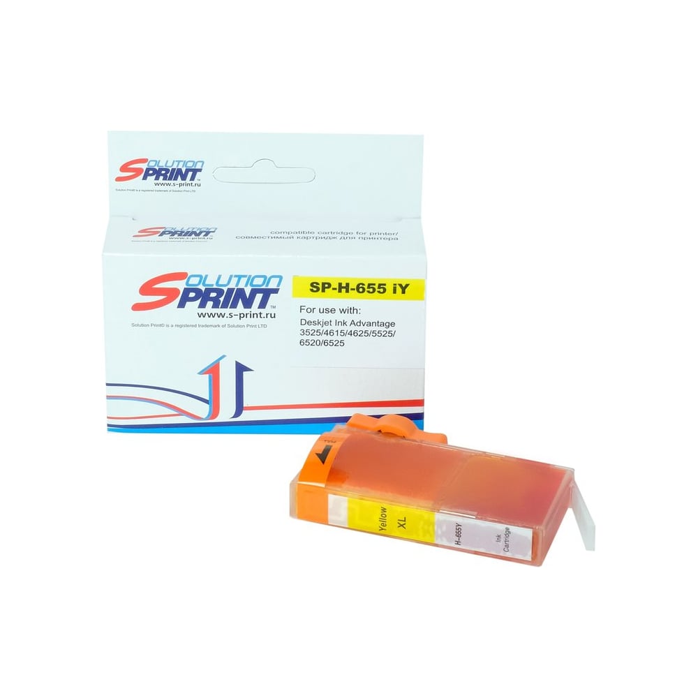 Изображение товара Картридж Solution print SP 655 для HP желтый CZ112AE совместимый