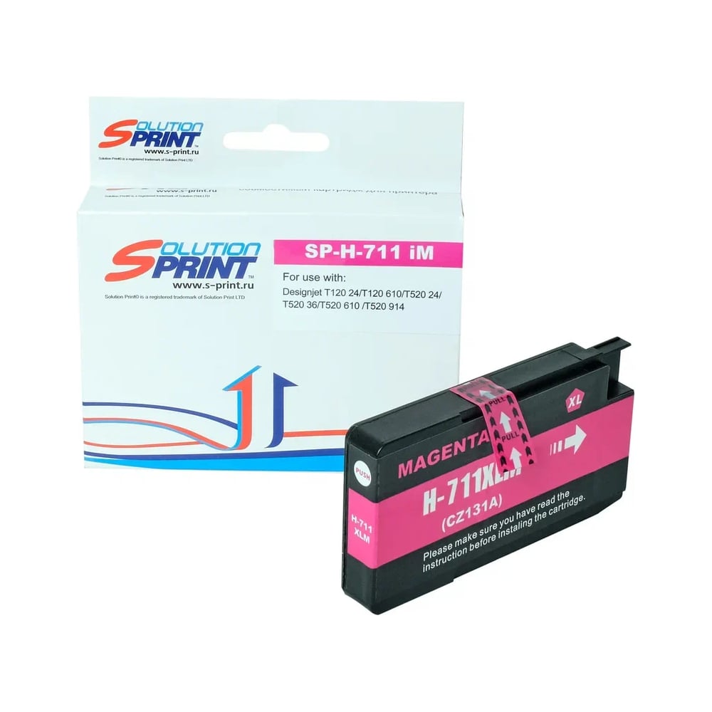 Изображение товара Картридж Solution print SP 711 (CZ131A) для HP пурпурный струйный