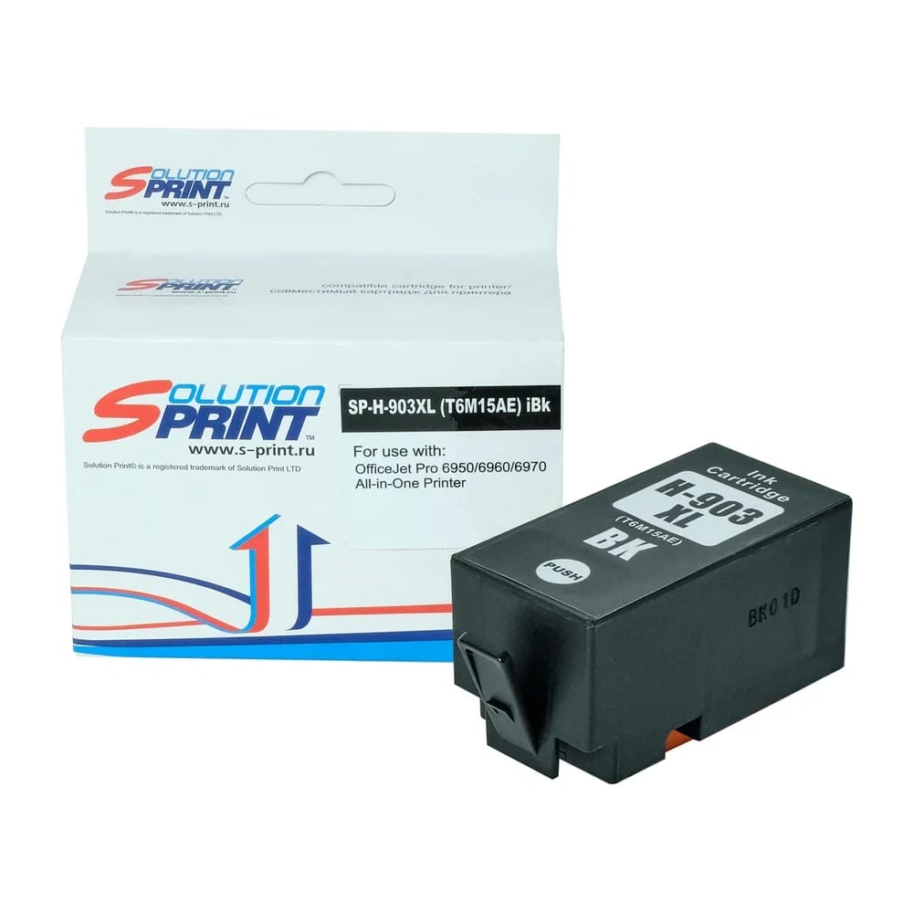 Изображение товара Картридж Solutionprint SP 903XL для HP черный совместимый струйный высокой емкости Изображение товара Картридж Solutionprint SP 903XL для HP черный совместимый струйный высокой емкости
