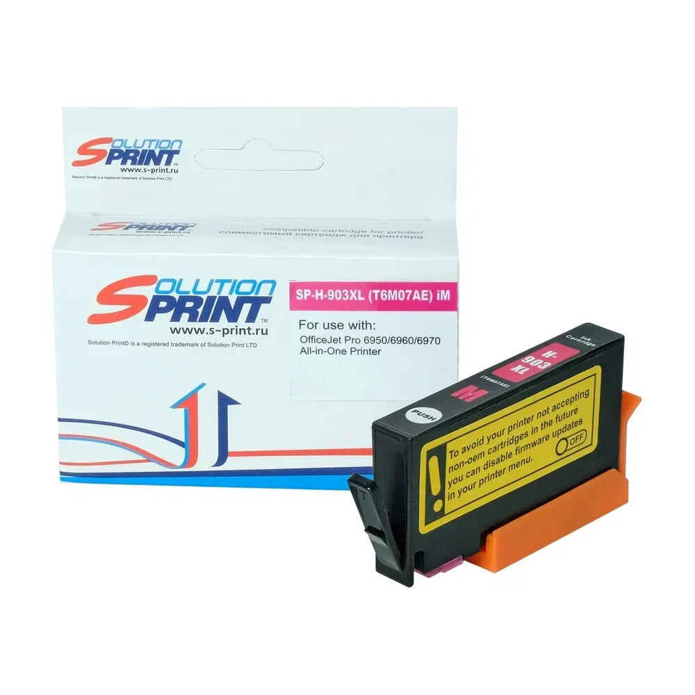 Изображение товара Картридж Solutionprint SP 903XL T6M07AE пурпурный для HP OfficeJet Pro 6960 и 6970