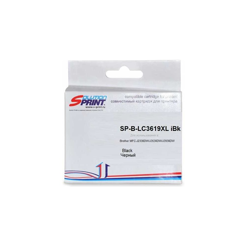 Изображение товара Картридж Solution print SP LC-3619XL Bk для Brother черный  дешевая и качественная печать