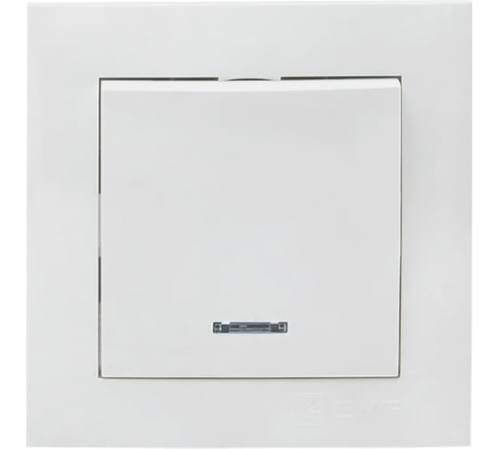 Изображение товара 1-клавишный выключатель EKF Валенсия, 10А белый с индикатором PROxima EWV10-121-10