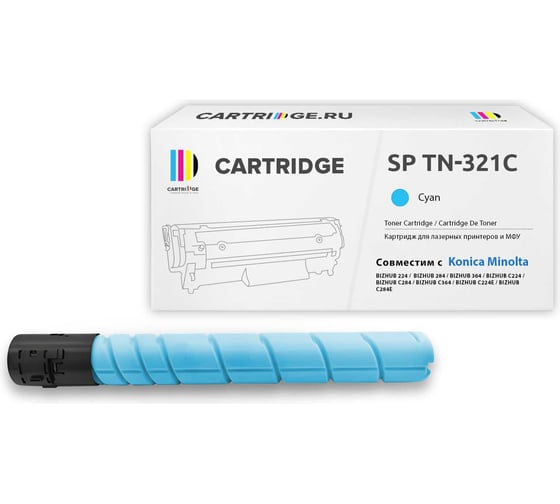 Изображение товара Картридж Solution print Solutionprint SP TN-321C для Konica Minolta Голубой 339232