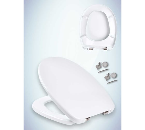 Изображение товара Сиденье с крышкой MKW БОРЕАЛЬ с микролифтом, быстросъемное 4680000931199