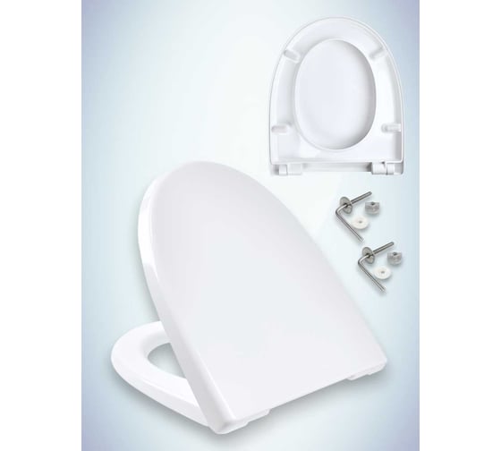 Изображение товара Сиденье с крышкой MKW Лотус стальное крепление 4680000930758