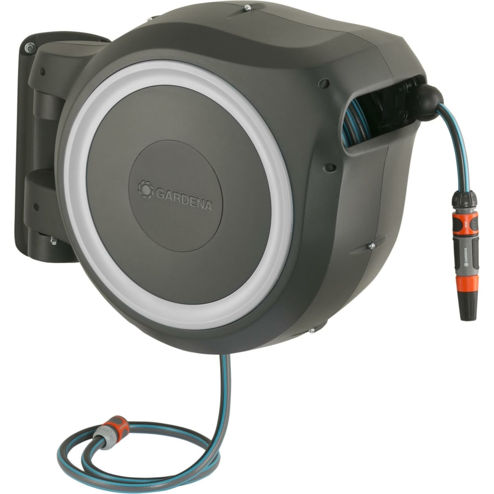 Изображение товара Настенная автоматическая катушка со шлангом Gardena RollUp ML 18622-20.000.00