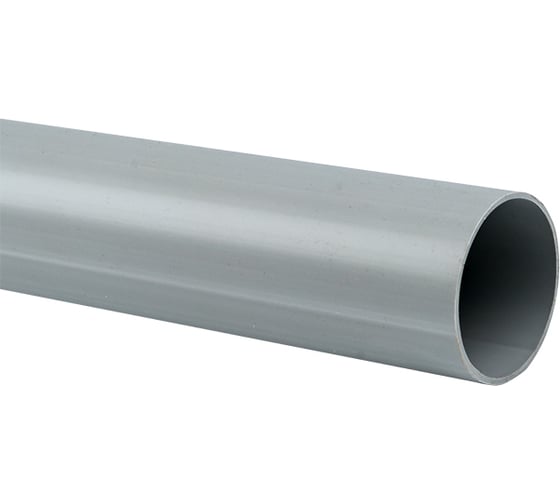 Изображение товара Жесткая гладкая труба EKF PROxima ПВХ, d50, серая trg-50-3n