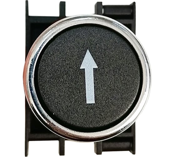 Изображение товара Нажимная круглая кнопка Emas черная, 250 В AC, 4 А, B100DHOD