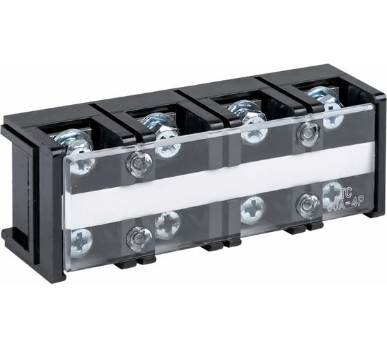 Изображение товара Клеммный терминал EKF PROxima TC-604 до 16 мм2, 60A, 4 клеммные пары tc-604