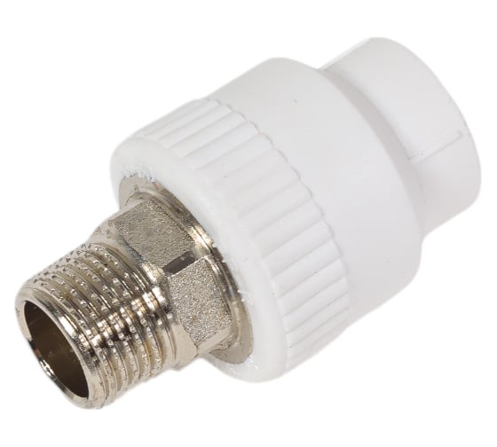 Изображение товара Муфта комбинированная Blue Ocean наружная, под ключ, 20x1/2" PPRF/HTEA(W)-20Х1/2"