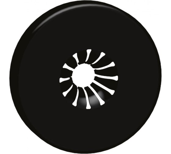 Изображение товара Розетка для вентиля FAR пластик, черная глянцевая, для труб Ø10-20 мм FL 0441 NL