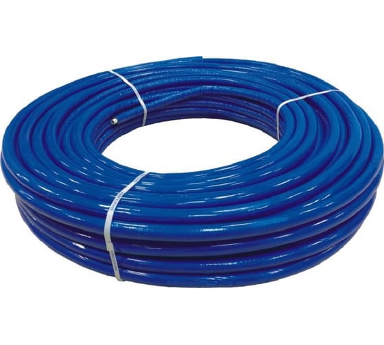 Изображение товара Труба металлопластиковая Imperial 16x2, Pert/Al/Pert, бухта 100 м, с синим уплотнителем 6 мм 770.16