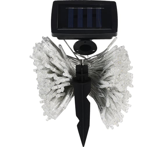 Изображение товара Садовая гирлянда Smartbuy на солнечной батарее, Занавес, пластик, 1,8x2 м SBF-201