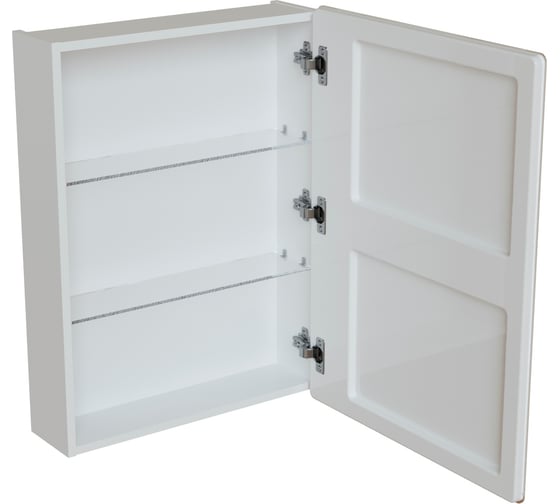 Изображение товара Зеркальный шкаф MIXLINE "ВЕКТОР" 600х800 мм, универсальный, бесконтактный сенсор, светодиодная подсветка 554817