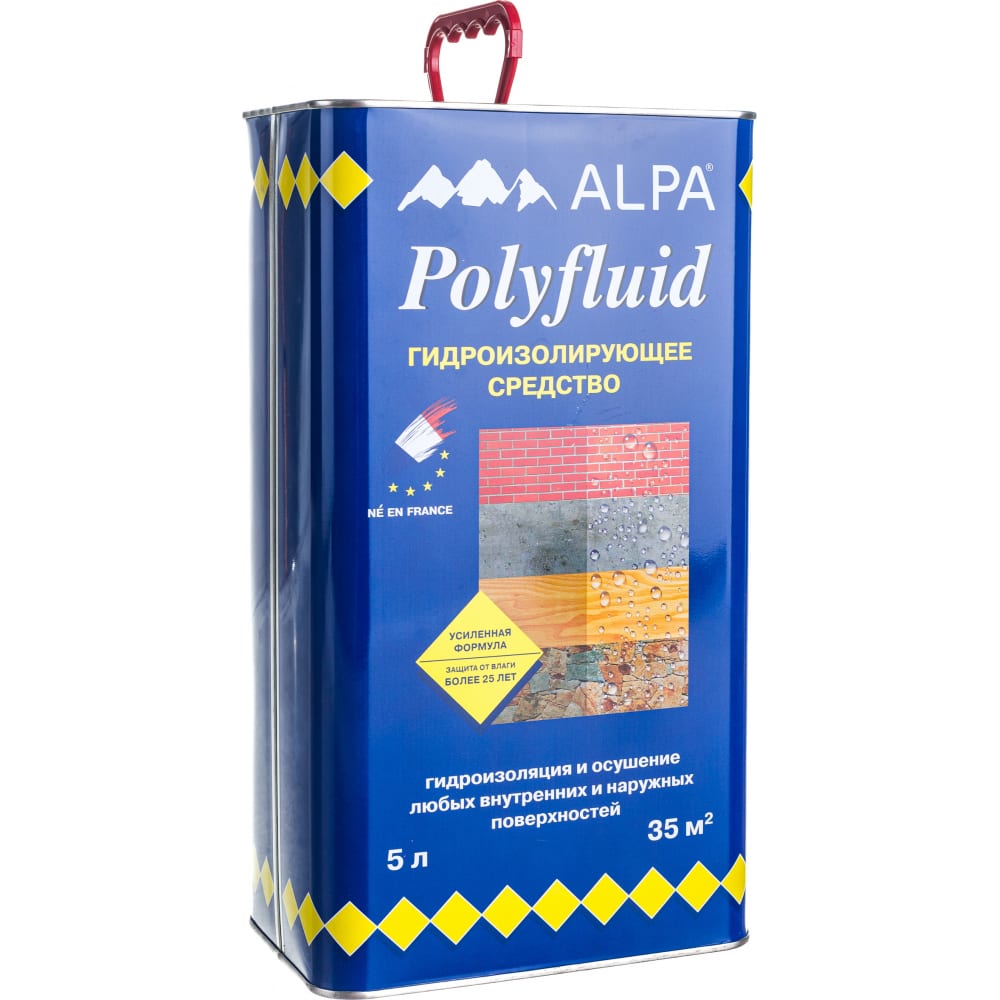 Гидроизолирующее средство ALPA штукатурка гипсовая волма слой 5 кг