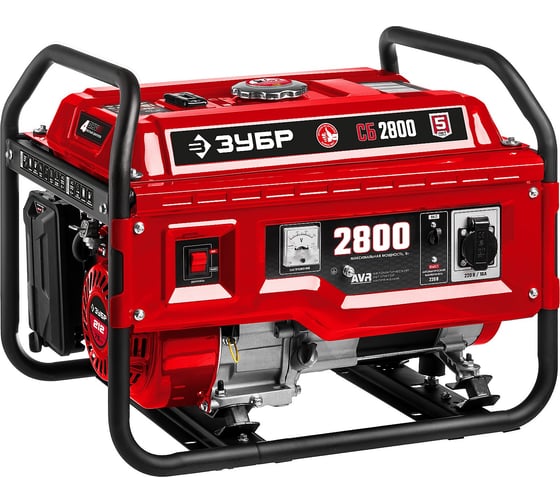 Изображение товара Бензиновый генератор ЗУБР 2800 Вт СБ-2800
