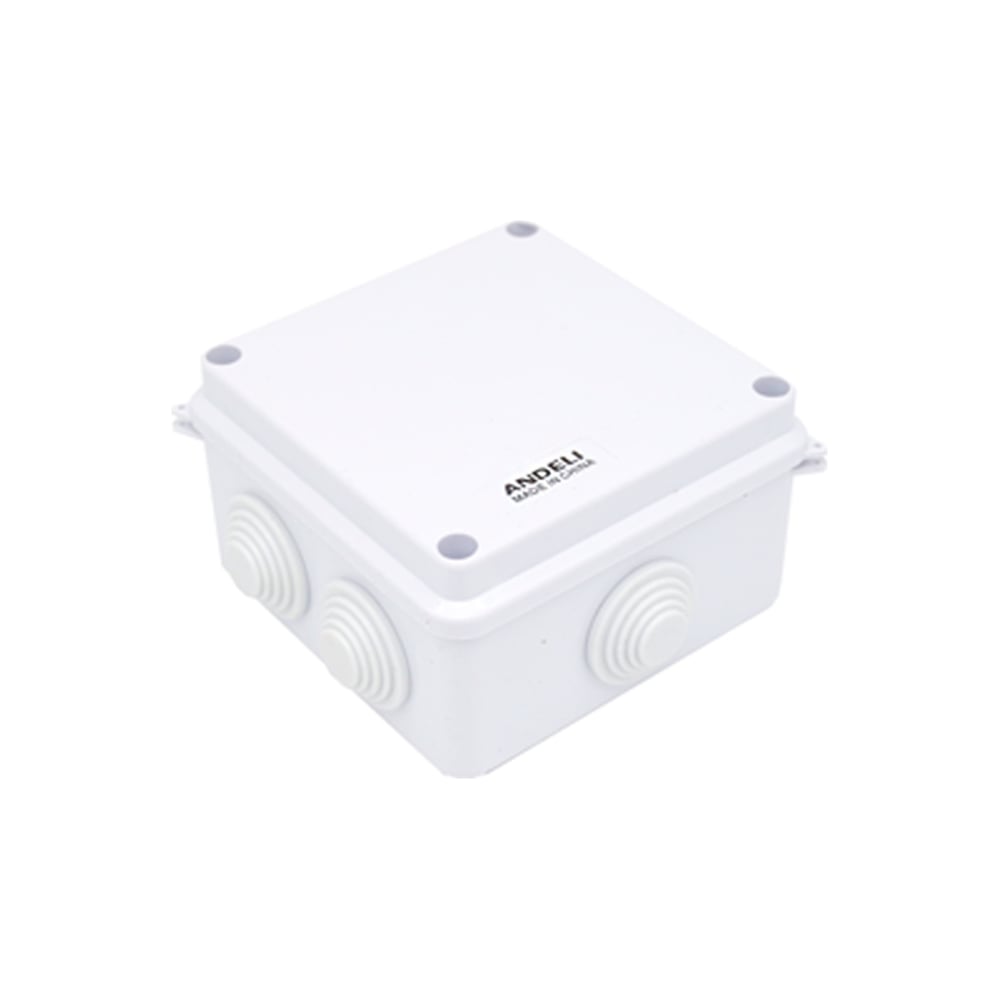 Изображение товара Распаячная коробка ANDELI 85x85x50 IP55 7 входов для наружного монтажа