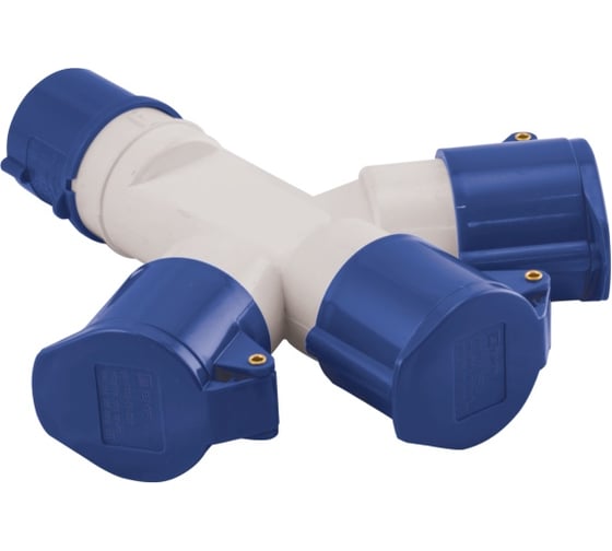 Изображение товара Розетка трехлучевая ANDELI AM-1013 16A IP44 2P+E 220B ADL13-067