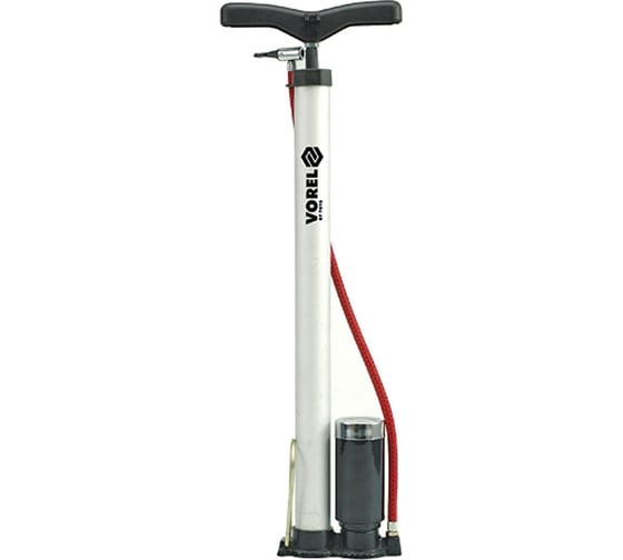 Изображение товара Ручной насос с манометром VOREL до 10 Атм 82021