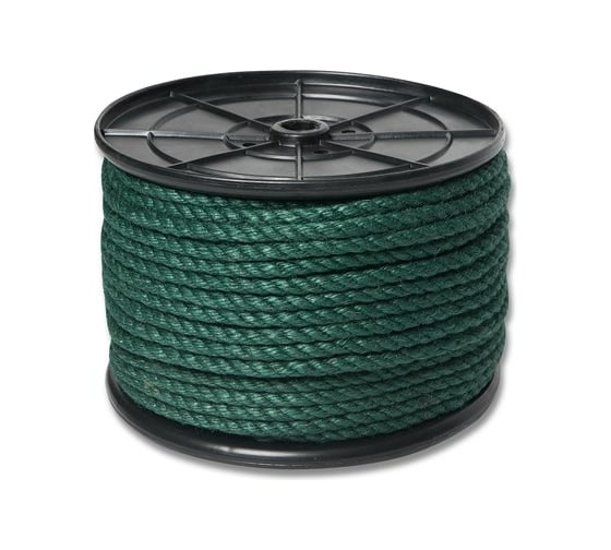 Изображение товара Джутовый канат ЩИТ ДТ d. 10 мм зеленый на кат. 200 мм 100 м 66874