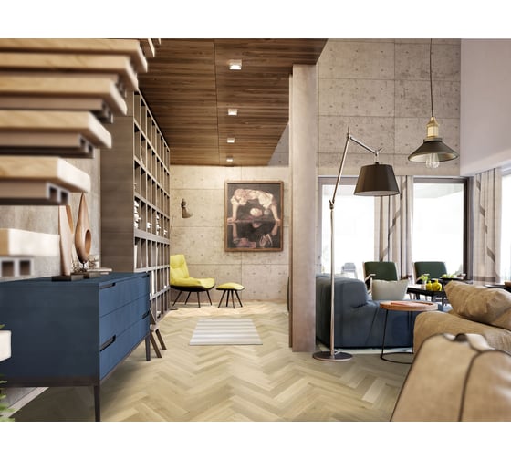 Изображение товара Водостойкий SPC ламинат Bonkeel Pine 202, 600x125x3,5мм 2.25 м2, 30 шт. 567336