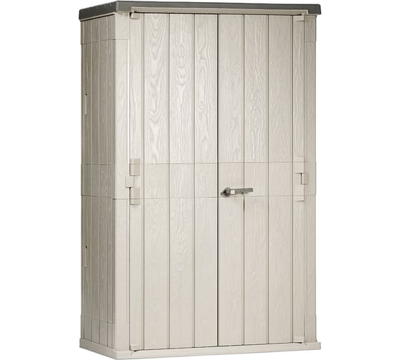 Изображение товара Уличный шкаф TOOMAX 2х дверный высокий Storaway, серый/антрацит,, шт Z091R051