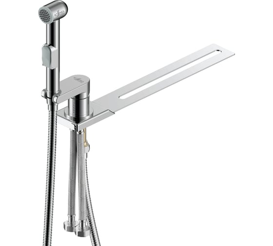 Изображение товара Смеситель Rossinka с гигиеническим душем, с установкой на унитаз X25-56