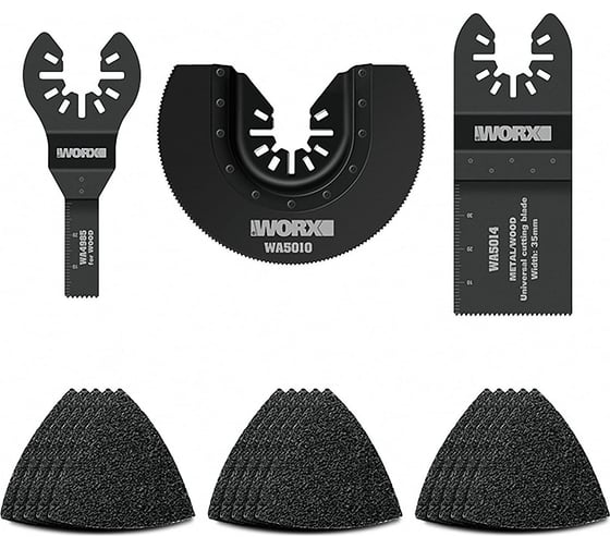Изображение товара Набор насадок для реноватора 18 шт WORX WA5099