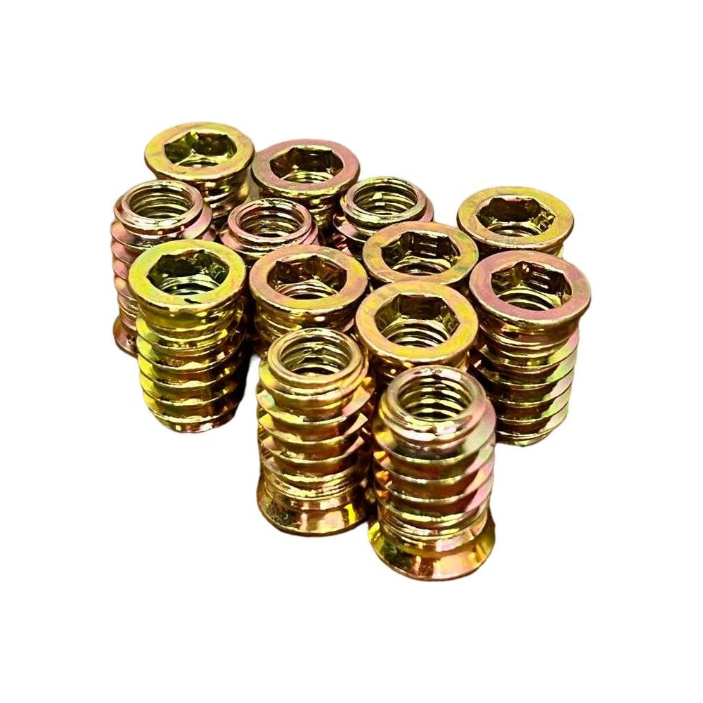 Изображение товара Втулка футорка 23 БОЛТА М6x10x20 с потайным фланцем ЖЦ, 10 шт. 2000000568768