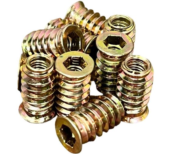 Изображение товара Втулка футорка 23 БОЛТА М6x10x25 с потайным фланцем ЖЦ, 10 шт. 2000000568775