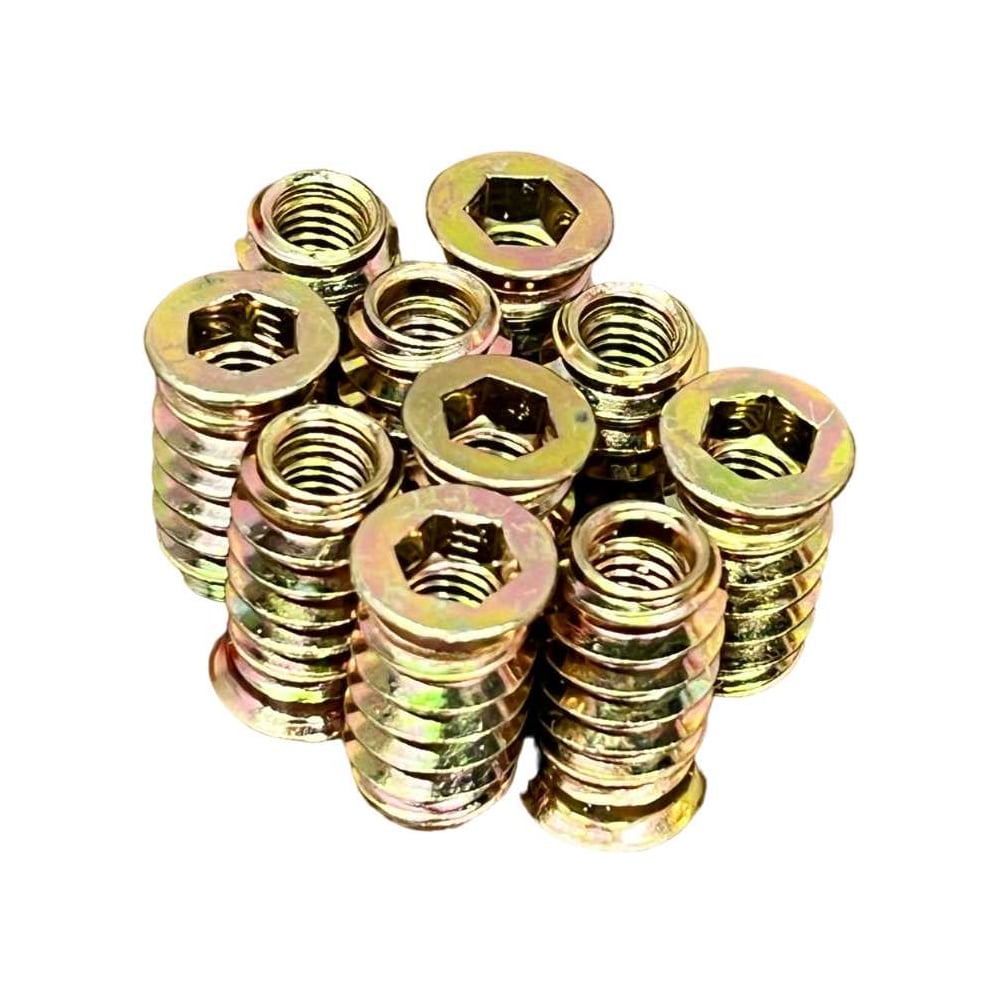 Изображение товара Втулка футорка 23 БОЛТА М8x12,5x20 с потайным фланцем ЖЦ 10 шт