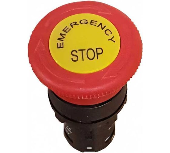 Изображение товара Аварийный стоп Emas 1НЗ с маркировкой на грибке MB200EE