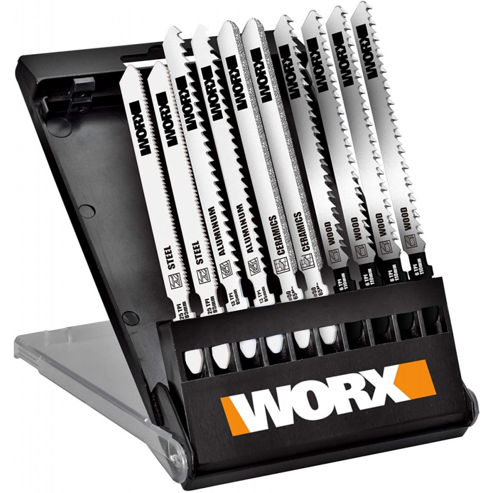 Набор пилок для лобзика WORX набор шлифовальных листов worx