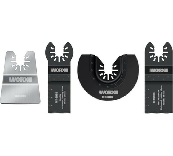 Изображение товара Набор насадок для реноватора 4 шт WORX WA5092