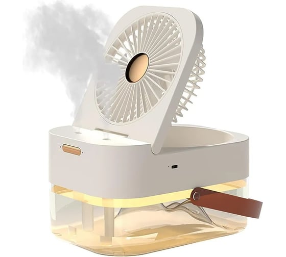 Изображение товара Вентилятор настольный с увлажнителем и ночником 3 в 1 TENDENZA TZ-HV001