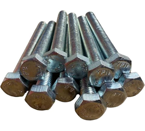 Изображение товара Болт 23 БОЛТА высокопрочный М14x100 ОЦ к.п.8.8 DIN933 (10 шт.) бп14100