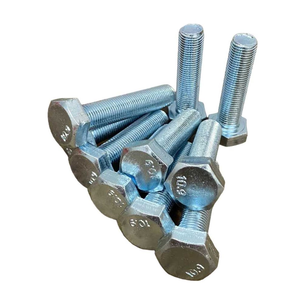 Изображение товара Болт 23 БОЛТА 12x1,25x30 металлический шестигранный цинк дюралюминий DIN 961