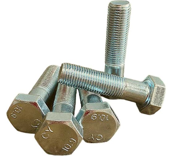 Изображение товара Болт 23 БОЛТА 14x1,5x55 мелкая резьба к.п.10.9 ОЦ DIN960, 5 шт. ОФ001534