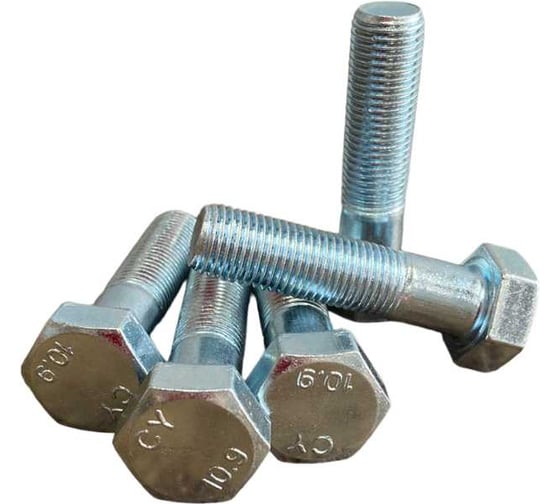 Изображение товара Болт 23 БОЛТА 16x1,5x60 мелкая резьба к.п.10.9 ОЦ DIN960, 2 шт. ОФ024340